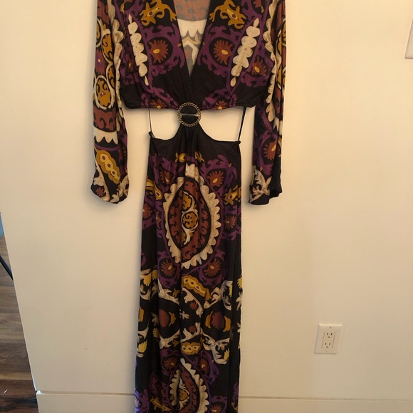 BA&SH Falva Boho Maxi dress XS - Picture 6 of 13
